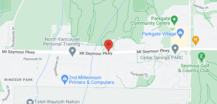 map of 3328 MT SEYMOUR PARKWAY